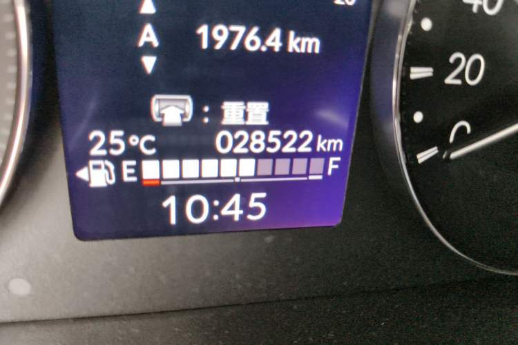 Used Honda Vezel 2023 1.5L CVT Elite Edition Odometer Close Up