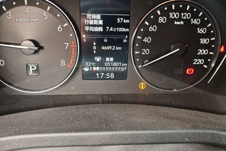 Used Honda Vezel 2023 1.5L CVT Elite Edition Odometer Close Up