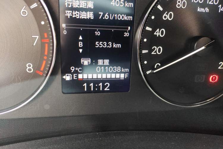 Used Honda Vezel 2023 1.5L CVT Elite Edition Odometer Close Up