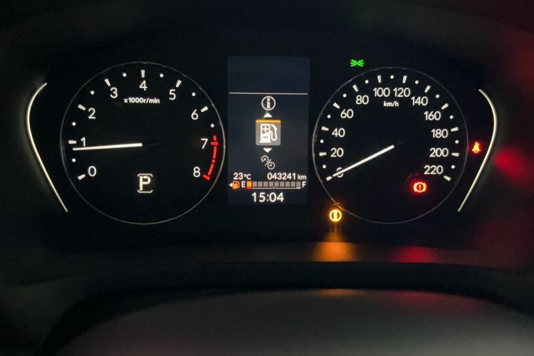 Used Honda XR-V 2024 1.5L CVT Thermal Edition Odometer Close Up