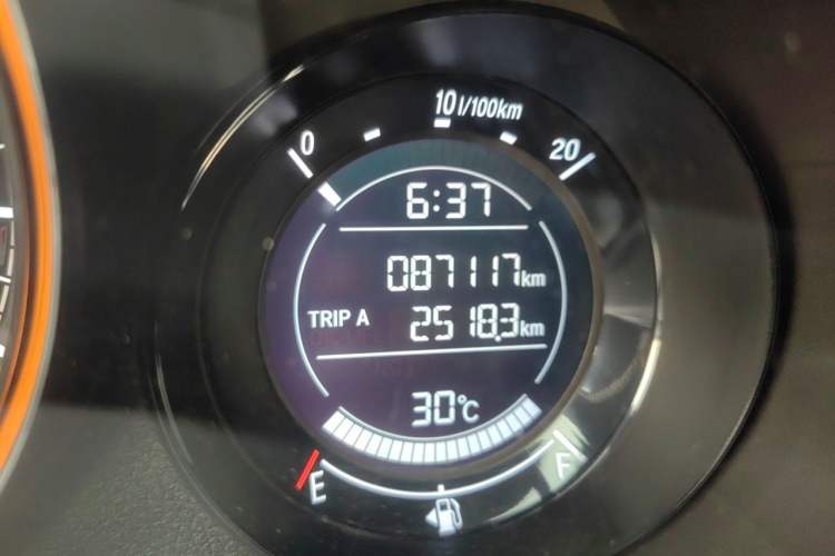 Used Honda XR-V 2015 1.5L LXi CVT Classic Edition Odometer Close Up