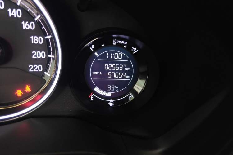 Used Honda XR-V 2017 1.5L LXi CVT Classic Edition Odometer Close Up