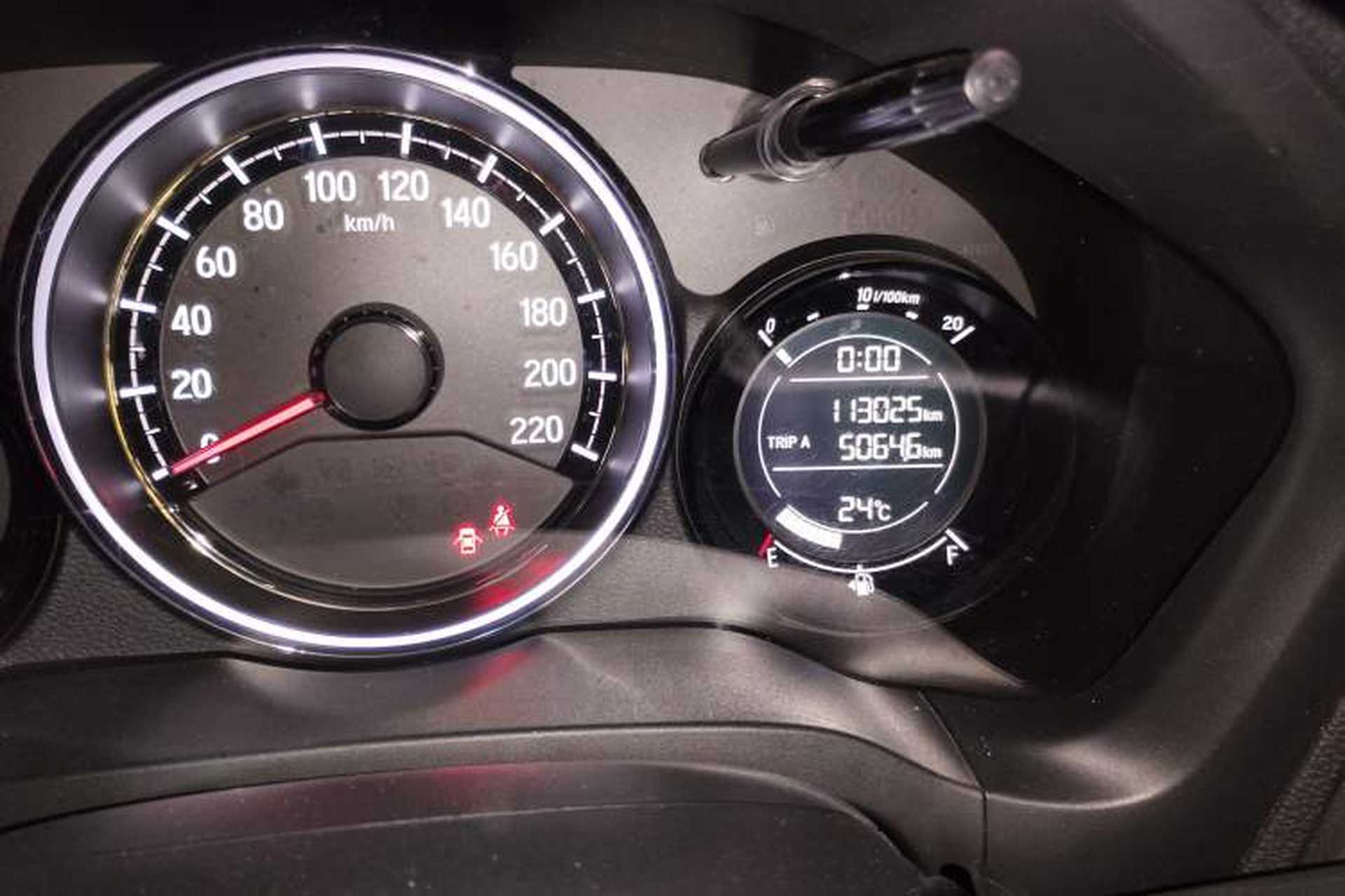 Used Honda XR-V 2017 1.8L EXi CVT Comfort Version Odometer Close Up