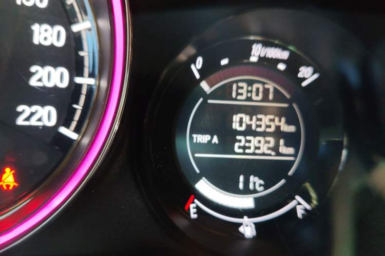 Used Honda XR-V 2017 1.5L LXi CVT Classic Edition Odometer Close Up