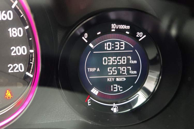 Used Honda XR-V 2017 1.8L EXi CVT Comfort Version Odometer Close Up