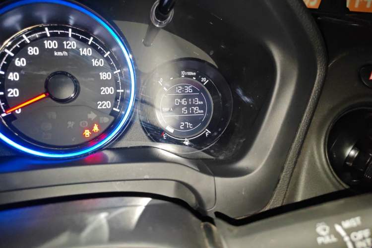 Used Honda XR-V 2017 1.5L LXi CVT Classic Edition Odometer Close Up