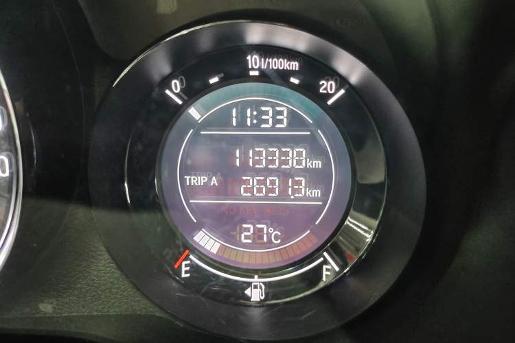 Used Honda XR-V 2017 1.5L LXi CVT Classic Edition Odometer Close Up