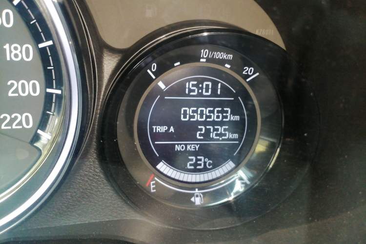 Used Honda XR-V 2017 1.8L EXi CVT Comfort Version Odometer Close Up