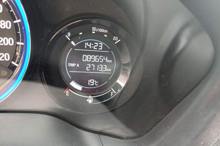 Used Honda XR-V 2017 1.8L EXi Manual Comfort Edition Odometer Close Up
