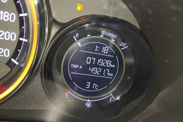 Used Honda XR-V 2017 1.8L EXi CVT Comfort Version Odometer Close Up