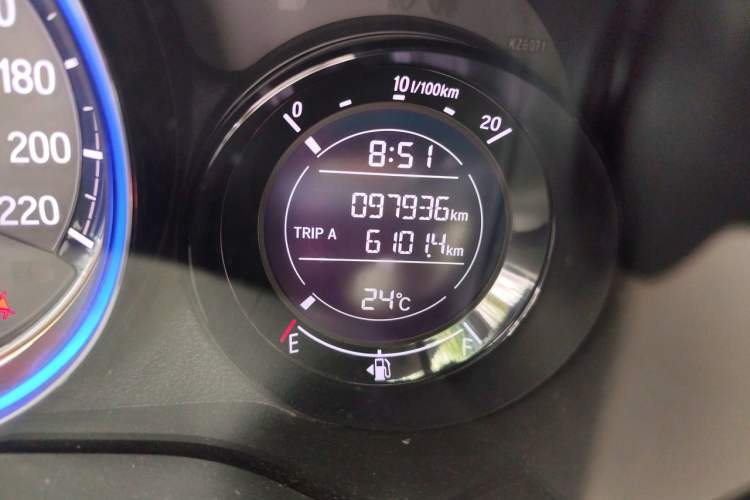 Used Honda XR-V 2017 1.8L EXi CVT Comfort Version Odometer Close Up