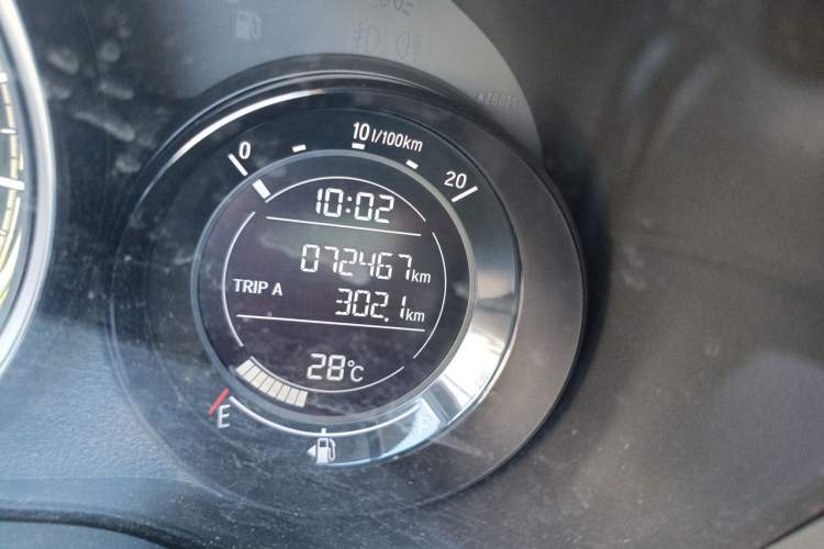 Used Honda XR-V 2017 1.5L LXi CVT Classic Edition Odometer Close Up