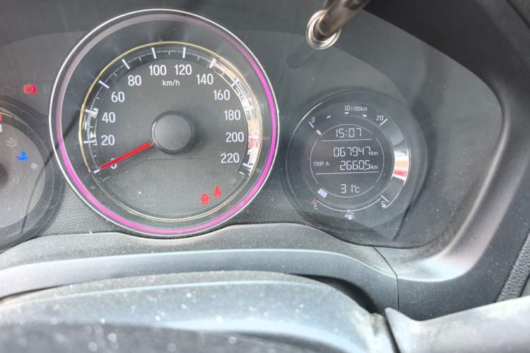 Used Honda XR-V 2017 1.8L EXi CVT Comfort Version Odometer Close Up