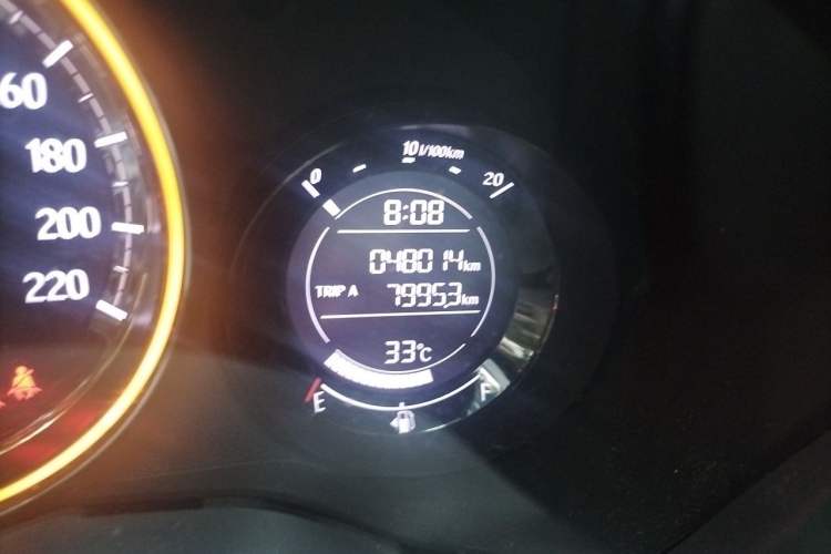 Used Honda XR-V 2017 1.8L EXi CVT Comfort Version Odometer Close Up
