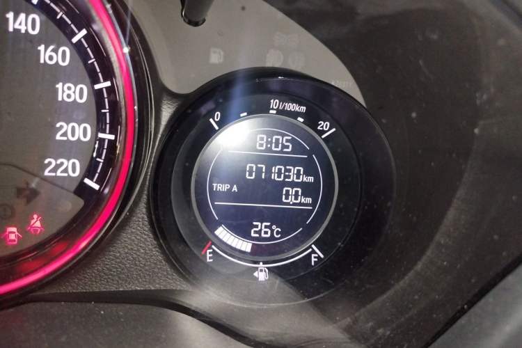 Used Honda XR-V 2017 1.5L LXi CVT Classic Edition Odometer Close Up