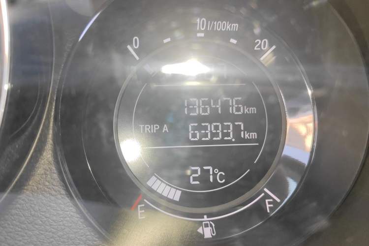 Used Honda XR-V 2017 1.5L LXi CVT Classic Edition Odometer Close Up