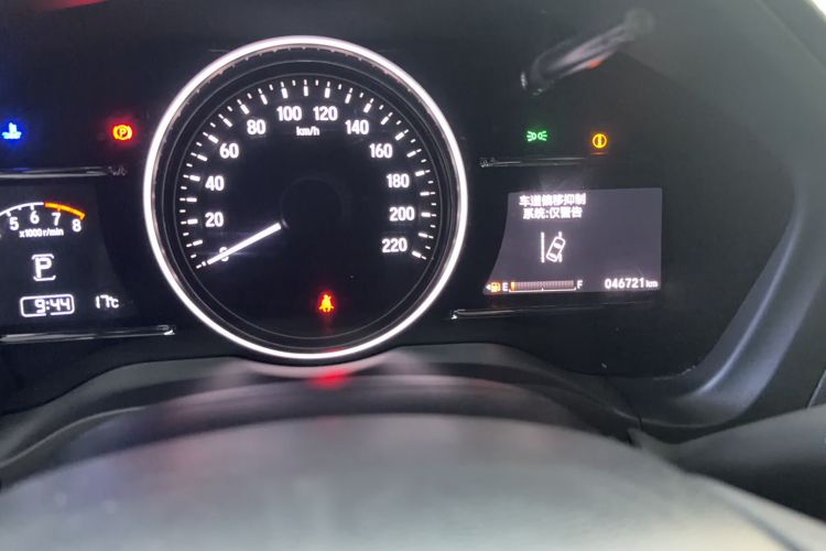 Used Honda XR-V 2019 220TURBO CVT Flagship Edition China VI Odometer Close Up