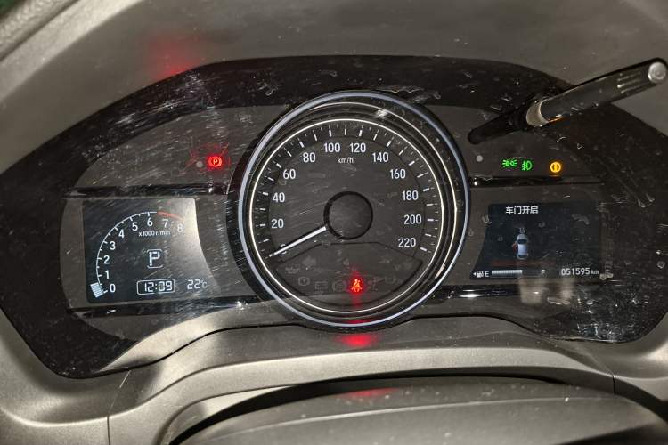 Used Honda XR-V 2019 220TURBO CVT Flagship Edition China VI Odometer Close Up