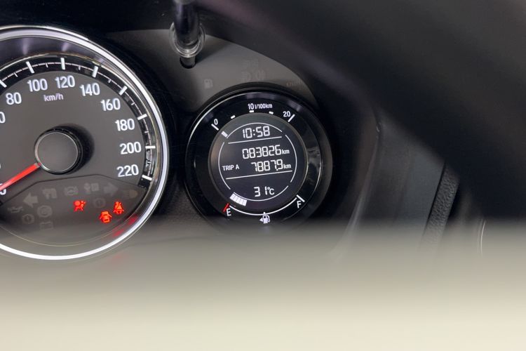Used Honda XR-V 2019 1.5L CVT Comfort Version China VI Odometer Close Up