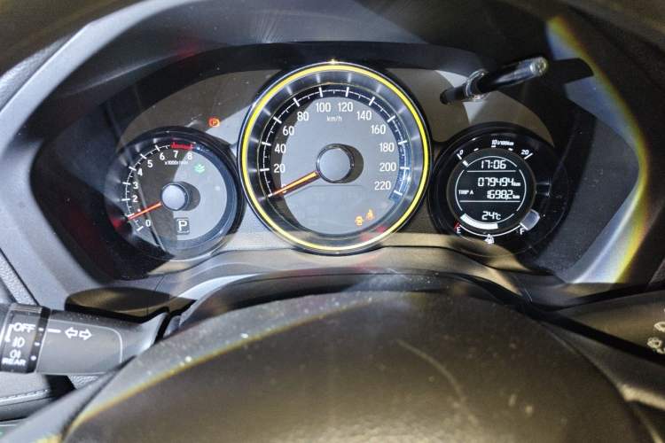 Used Honda XR-V 2019 1.5L CVT Comfort Version China VI Odometer Close Up