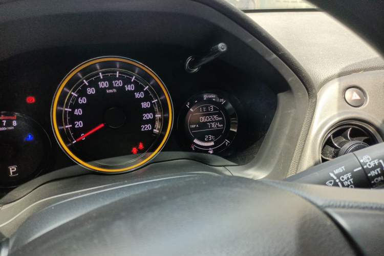 Used Honda XR-V 2019 1.5L CVT Comfort Version China VI Odometer Close Up