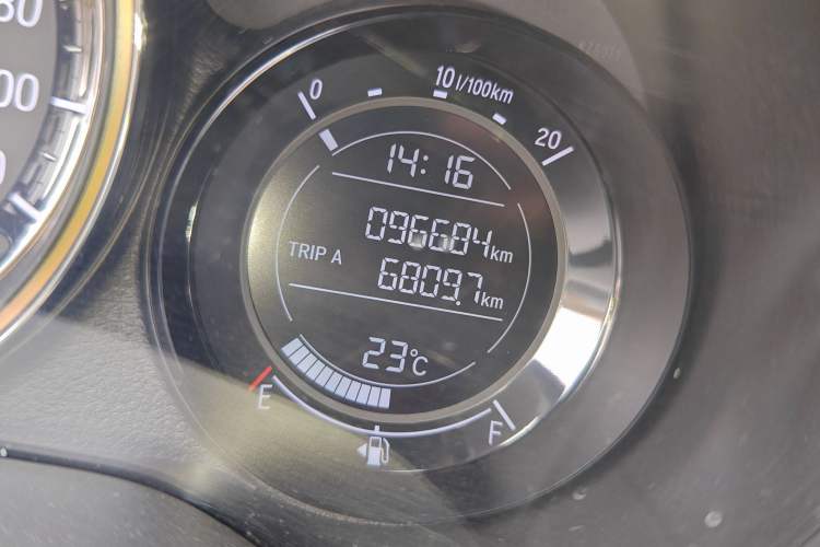 Used Honda XR-V 2019 220TURBO CVT Luxury Edition China VI Emission Standard Odometer Close Up