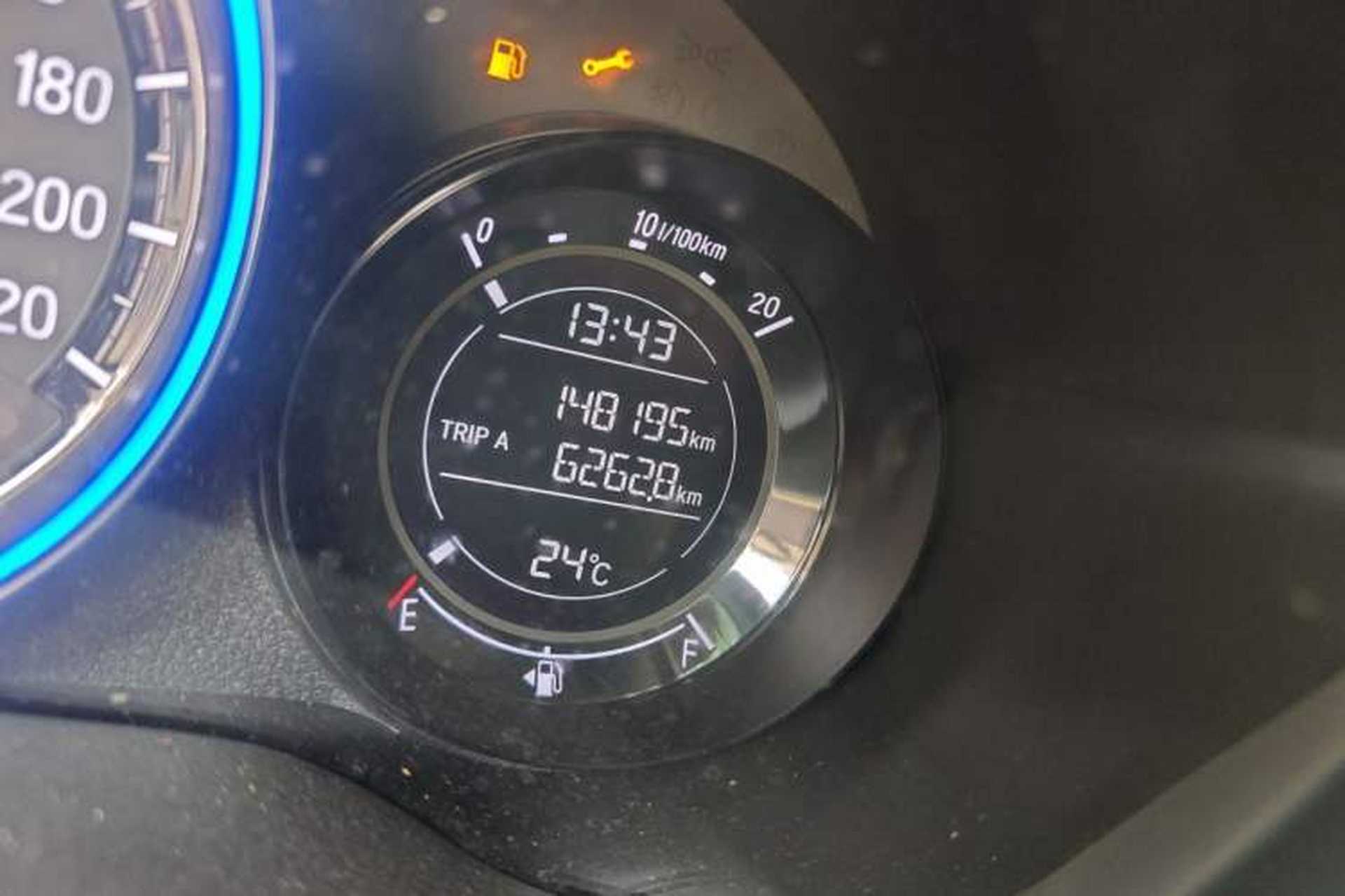 Used Honda XR-V 2019 220TURBO CVT Luxury Edition China VI Emission Standard Odometer Close Up