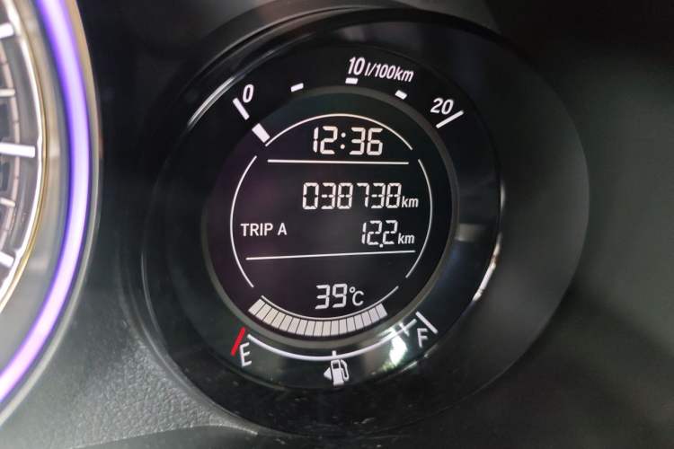 Used Honda XR-V 2019 220TURBO CVT Comfort Version China VI Emission Standard Odometer Close Up