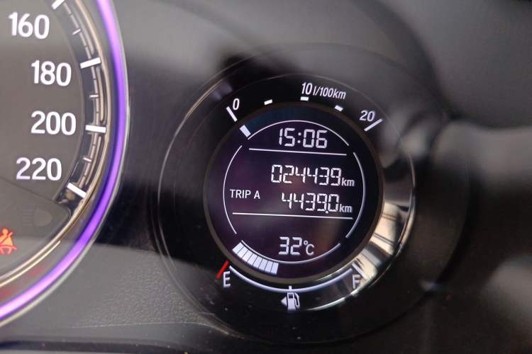 Used Honda XR-V 2020 220TURBO CVT Luxury Edition Odometer Close Up