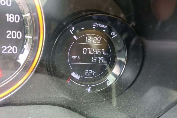Used Honda XR-V 2020 1.5L CVT Classic Edition Odometer Close Up