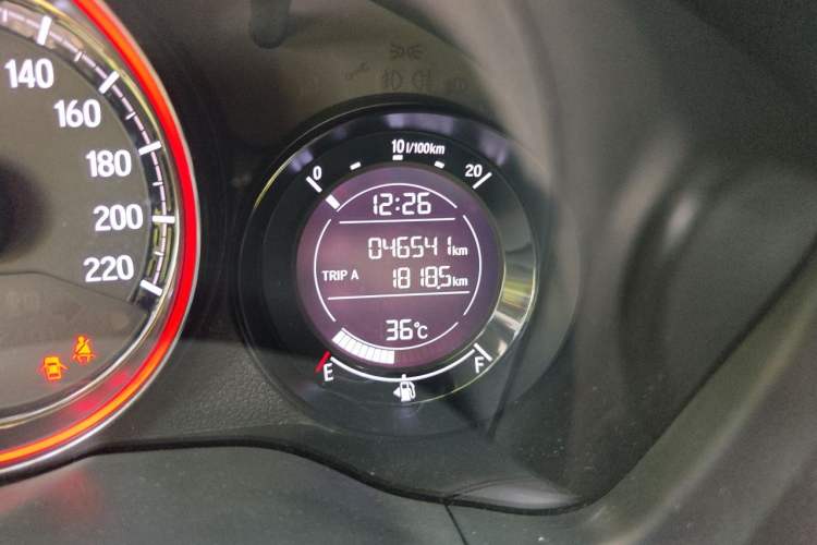 Used Honda XR-V 2020 220TURBO CVT Luxury Edition Odometer Close Up