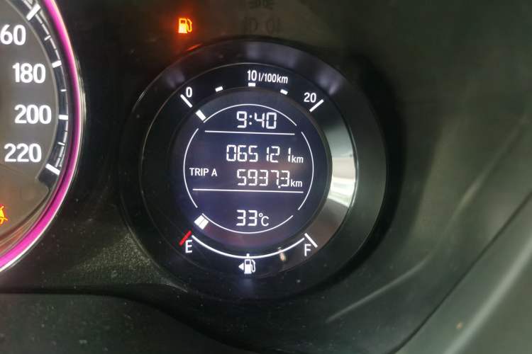 Used Honda XR-V 2020 1.5L CVT Comfort Version Odometer Close Up
