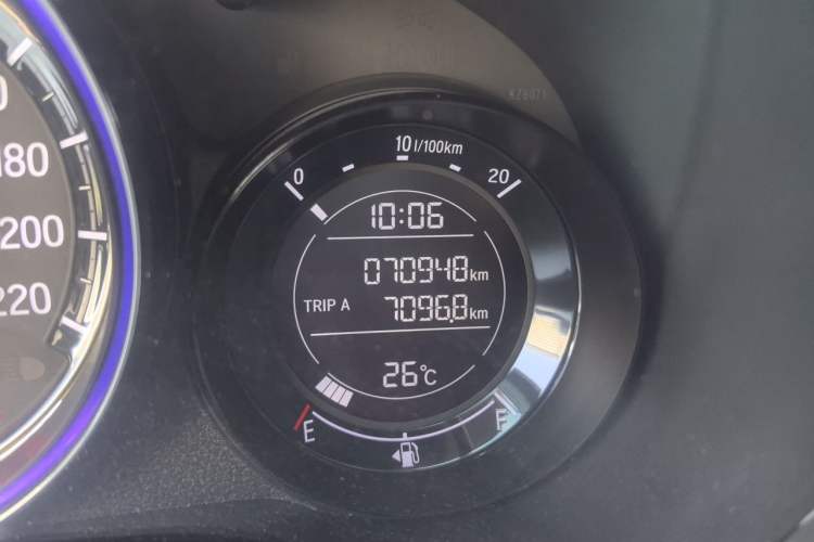 Used Honda XR-V 2020 1.5L CVT Comfort Version Odometer Close Up