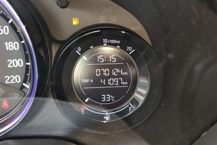 Used Honda XR-V 2020 1.5L CVT Comfort Version Odometer Close Up