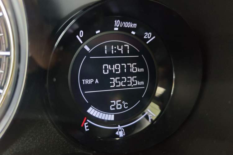 Used Honda XR-V 2020 220TURBO CVT Luxury Edition Odometer Close Up