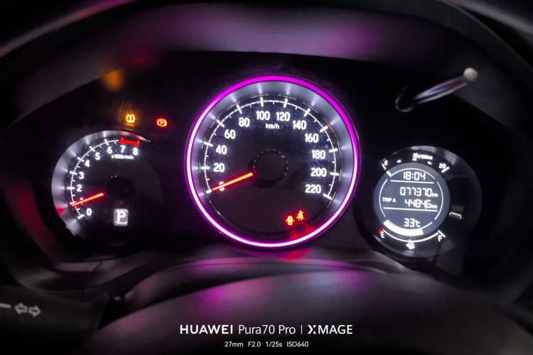 Used Honda XR-V 2020 1.5L CVT Comfort Version Odometer Close Up