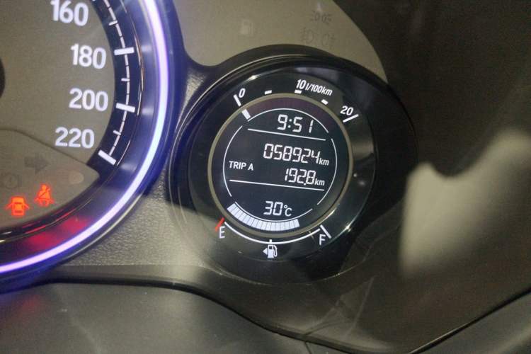 Used Honda XR-V 2020 1.5L CVT Comfort Version Odometer Close Up