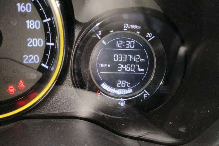 Used Honda XR-V 2020 1.5L CVT Comfort Version Odometer Close Up