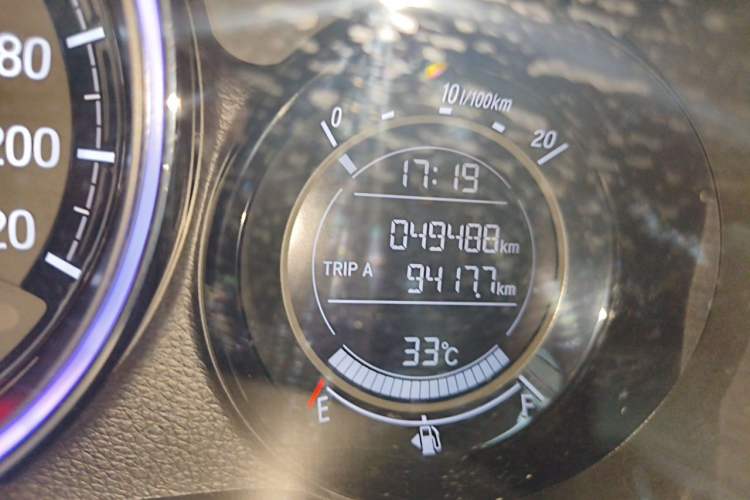 Used Honda XR-V 2020 1.5L CVT Comfort Version Odometer Close Up