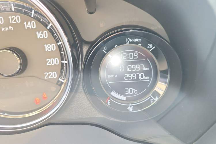 Used Honda XR-V 2020 1.5L CVT Classic Edition Odometer Close Up