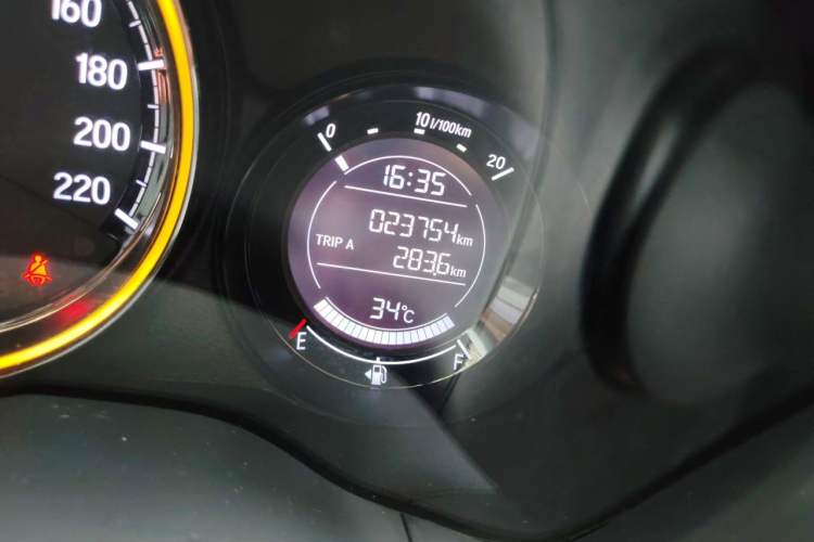 Used Honda XR-V 2020 1.5L CVT Comfort Version Odometer Close Up
