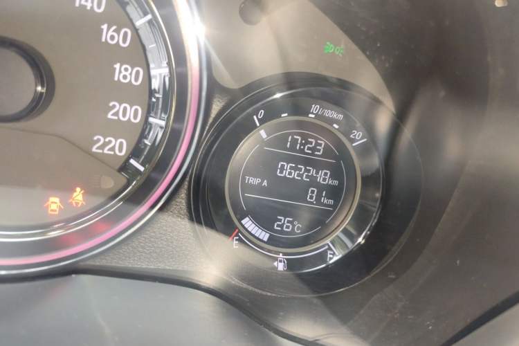 Used Honda XR-V 2020 220TURBO CVT Luxury Edition Odometer Close Up