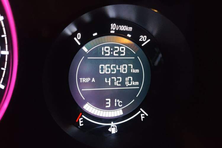 Used Honda XR-V 2020 1.5L CVT Classic Edition Odometer Close Up