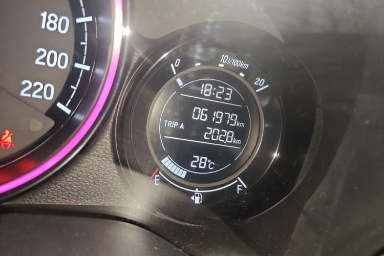 Used Honda XR-V 2020 1.5L CVT Comfort Version Odometer Close Up