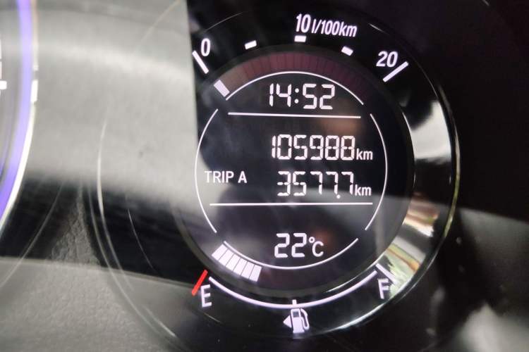 Used Honda XR-V 2020 220TURBO CVT Luxury Edition Odometer Close Up