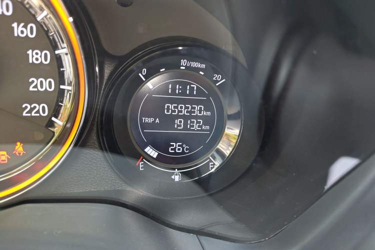 Used Honda XR-V 2021 220TURBO CVT Luxury Edition Odometer Close Up