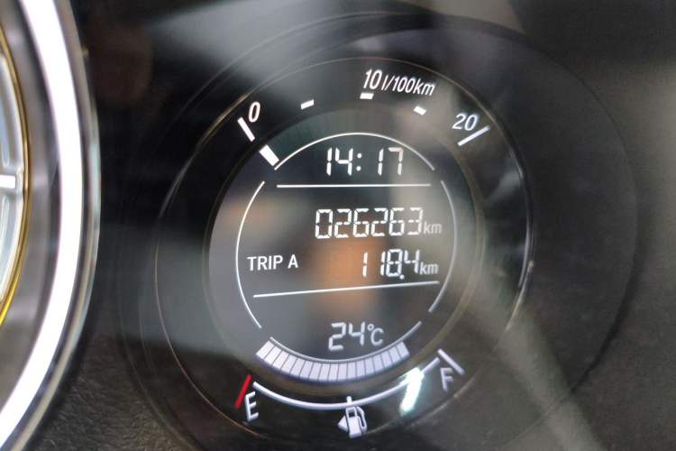 Used Honda XR-V 2021 1.5L CVT Classic Edition Odometer Close Up