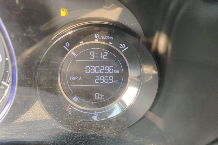 Used Honda XR-V 2021 1.5L CVT Classic Edition Odometer Close Up