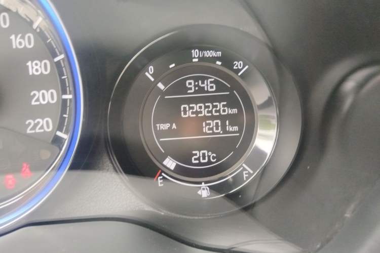 Used Honda XR-V 2021 220TURBO CVT Luxury Edition Odometer Close Up