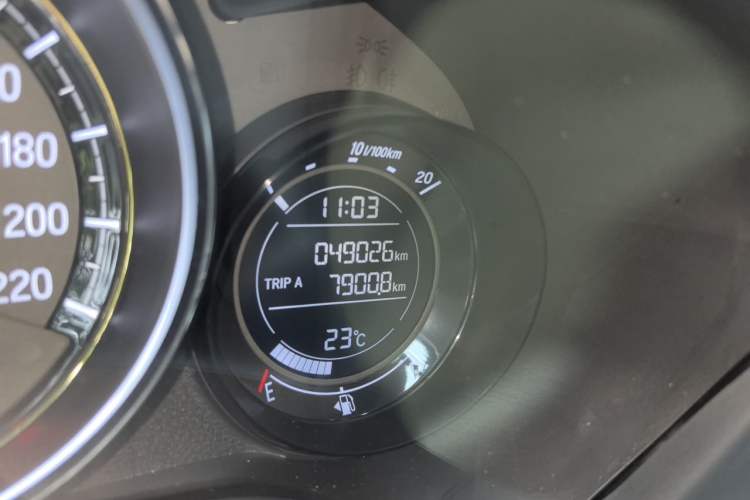 Used Honda XR-V 2021 1.5L CVT Comfort Version Odometer Close Up